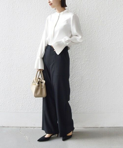 SHIPS / シップス シャツ・ブラウス | 〈手洗い可能〉プリーツ 袖 デザイン ブラウス | 詳細14