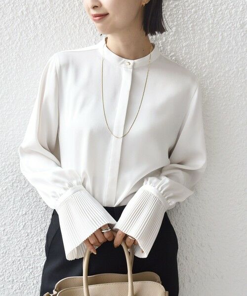 SHIPS / シップス シャツ・ブラウス | 〈手洗い可能〉プリーツ 袖 デザイン ブラウス | 詳細16