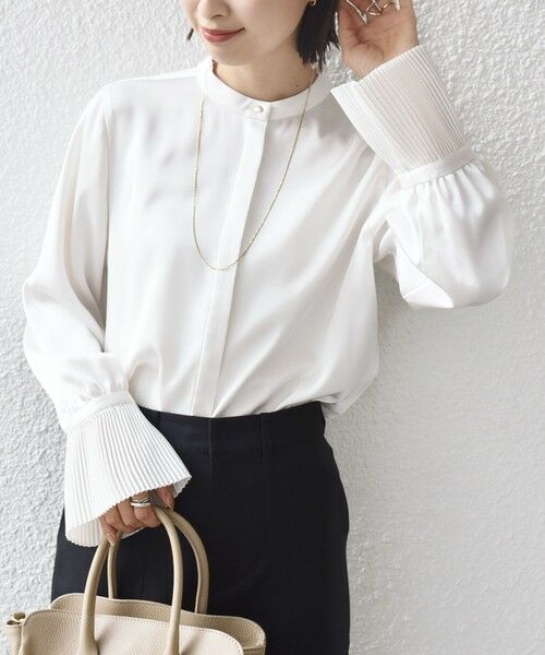 SHIPS / シップス シャツ・ブラウス | 〈手洗い可能〉プリーツ 袖 デザイン ブラウス | 詳細17