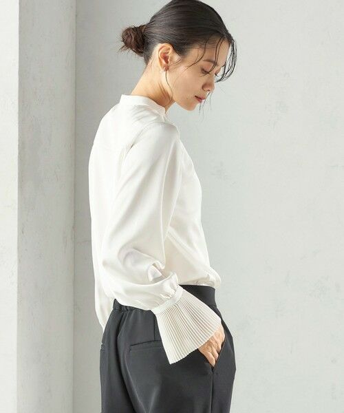 SHIPS / シップス シャツ・ブラウス | 〈手洗い可能〉プリーツ 袖 デザイン ブラウス | 詳細7