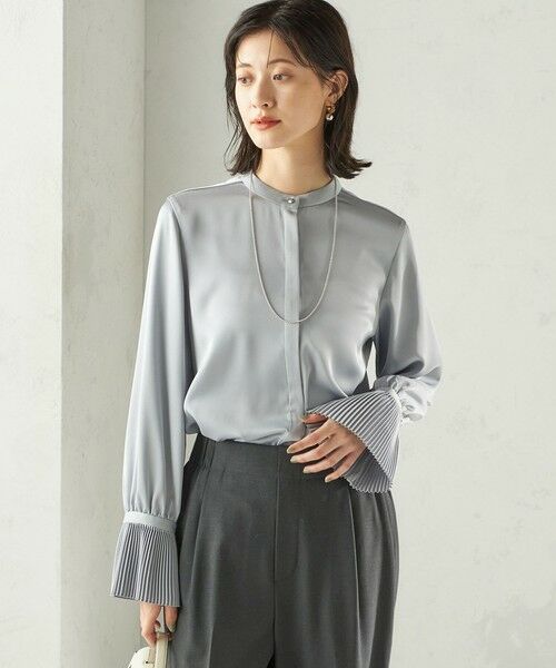 SHIPS / シップス シャツ・ブラウス | 〈手洗い可能〉プリーツ 袖 デザイン ブラウス | 詳細25