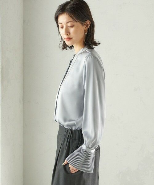 SHIPS / シップス シャツ・ブラウス | 〈手洗い可能〉プリーツ 袖 デザイン ブラウス | 詳細26