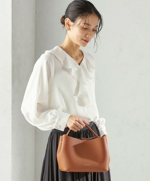 SHIPS / シップス シャツ・ブラウス | 《予約》〈手洗い可能〉ジョーゼット フリル カラー ブラウス（セレモニー対応可） | 詳細8