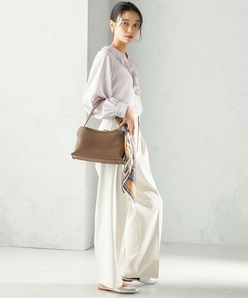 SHIPS / シップス シャツ・ブラウス | 《予約》〈手洗い可能〉ジョーゼット フリル カラー ブラウス（セレモニー対応可） | 詳細15