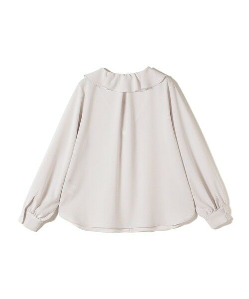 SHIPS / シップス シャツ・ブラウス | 《予約》〈手洗い可能〉ジョーゼット フリル カラー ブラウス（セレモニー対応可） | 詳細24