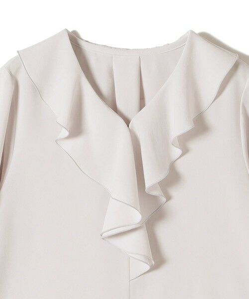 SHIPS / シップス シャツ・ブラウス | 《予約》〈手洗い可能〉ジョーゼット フリル カラー ブラウス（セレモニー対応可） | 詳細25