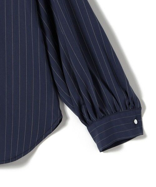 SHIPS / シップス シャツ・ブラウス | 《予約》〈手洗い可能〉フィブリル ストライプ フリル カラー ブラウス | 詳細18