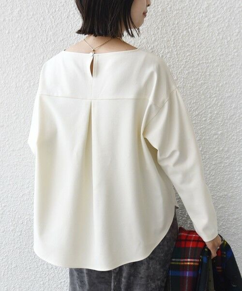 SHIPS / シップス シャツ・ブラウス | 〈手洗い可能〉両面起毛 裾 ラウンド デザイン プルオーバー | 詳細8