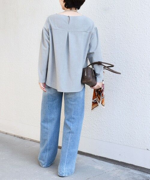 SHIPS / シップス シャツ・ブラウス | 〈手洗い可能〉両面起毛 裾 ラウンド デザイン プルオーバー | 詳細15