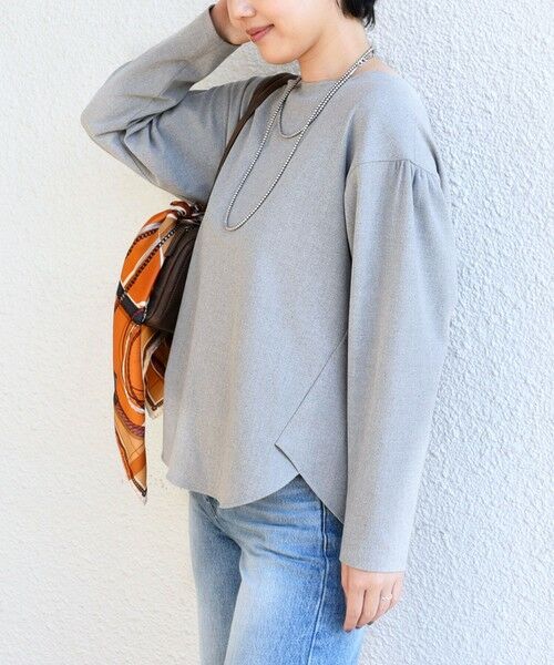 SHIPS / シップス シャツ・ブラウス | 〈手洗い可能〉両面起毛 裾 ラウンド デザイン プルオーバー | 詳細17