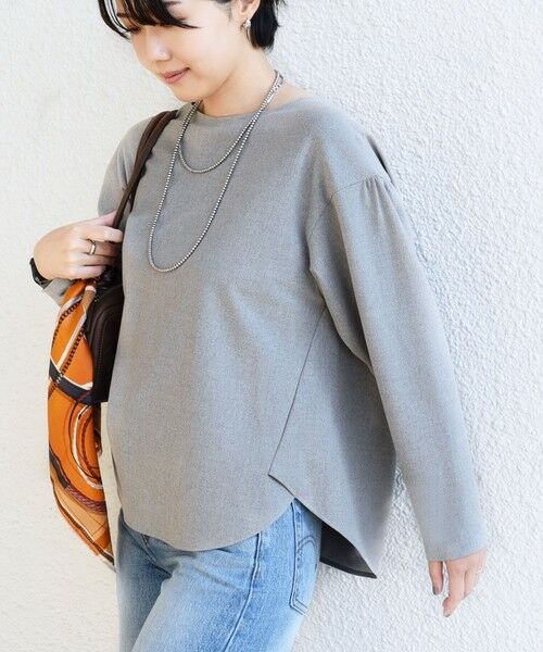 SHIPS / シップス シャツ・ブラウス | 〈手洗い可能〉両面起毛 裾 ラウンド デザイン プルオーバー | 詳細18