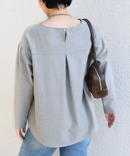 SHIPS / シップス シャツ・ブラウス | 〈手洗い可能〉両面起毛 裾 ラウンド デザイン プルオーバー | 詳細19