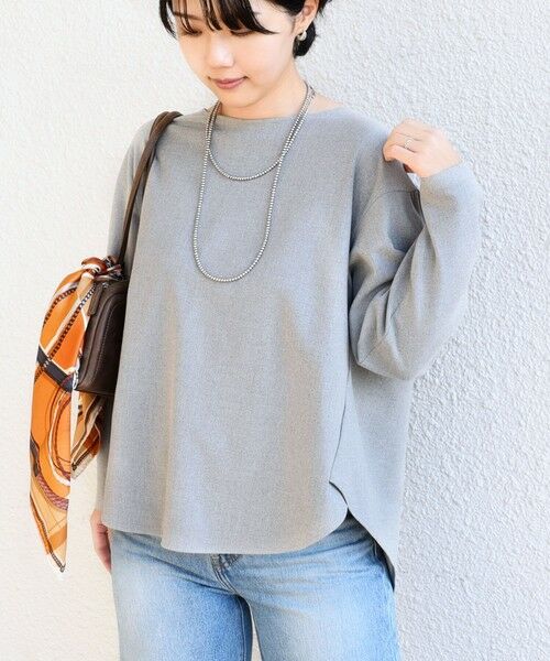 SHIPS / シップス シャツ・ブラウス | 〈手洗い可能〉両面起毛 裾 ラウンド デザイン プルオーバー | 詳細21