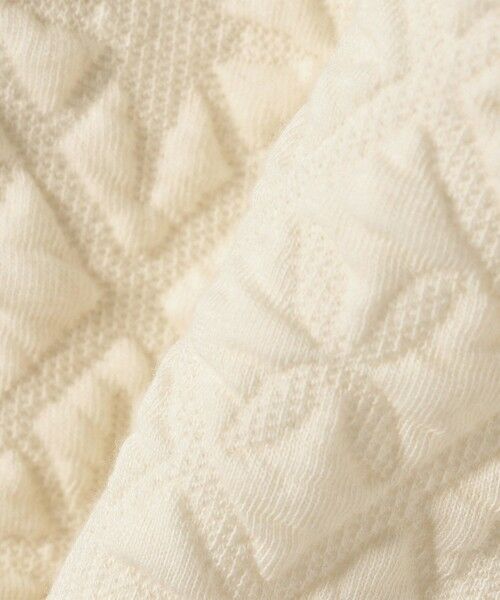 SHIPS / シップス カットソー | 【WEB限定】〈手洗い可能〉キルティング ジャカード キーネック プルオーバー | 詳細10