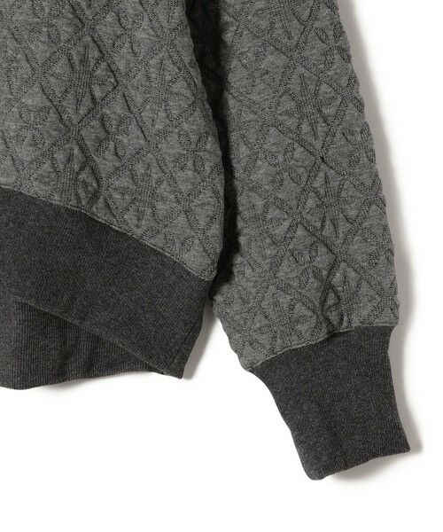 SHIPS / シップス カットソー | 【WEB限定】〈手洗い可能〉キルティング ジャカード キーネック プルオーバー | 詳細23