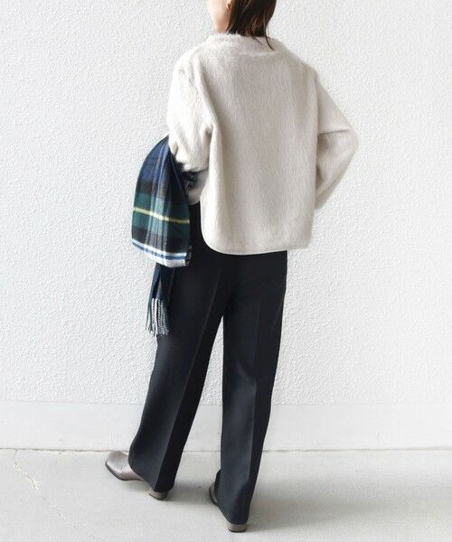 SHIPS / シップス ニット・セーター | 【WEB限定】〈手洗い可能〉バルフィー ロング シャギー ボトルネック プルオーバー | 詳細3