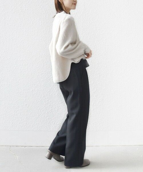 SHIPS / シップス ニット・セーター | 【WEB限定】〈手洗い可能〉バルフィー ロング シャギー ボトルネック プルオーバー | 詳細4