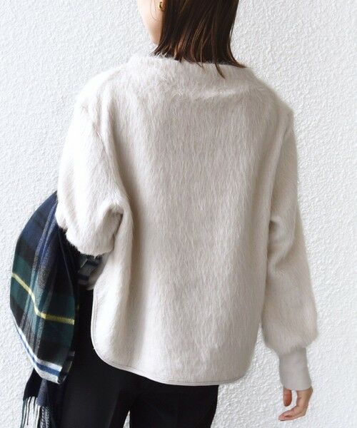 SHIPS / シップス ニット・セーター | 【WEB限定】〈手洗い可能〉バルフィー ロング シャギー ボトルネック プルオーバー | 詳細7