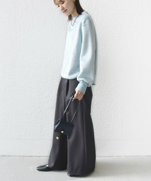 SHIPS / シップス ニット・セーター | 【WEB限定】〈手洗い可能〉バルフィー ロング シャギー ボトルネック プルオーバー | 詳細12