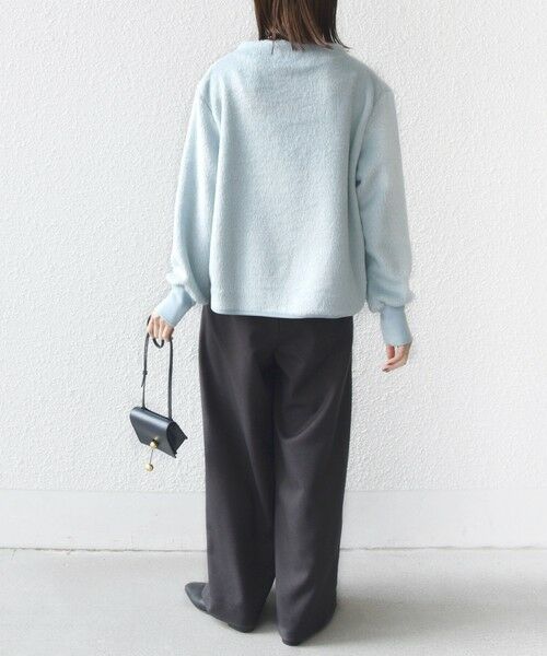 SHIPS / シップス ニット・セーター | 【WEB限定】〈手洗い可能〉バルフィー ロング シャギー ボトルネック プルオーバー | 詳細13