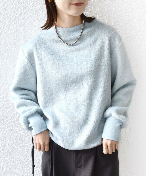 SHIPS / シップス ニット・セーター | 【WEB限定】〈手洗い可能〉バルフィー ロング シャギー ボトルネック プルオーバー | 詳細15