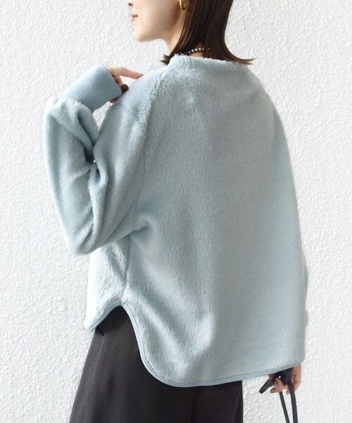 SHIPS / シップス ニット・セーター | 【WEB限定】〈手洗い可能〉バルフィー ロング シャギー ボトルネック プルオーバー | 詳細16