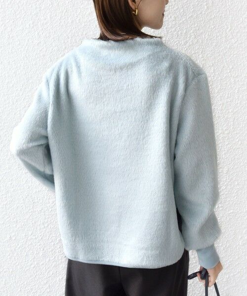 SHIPS / シップス ニット・セーター | 【WEB限定】〈手洗い可能〉バルフィー ロング シャギー ボトルネック プルオーバー | 詳細17