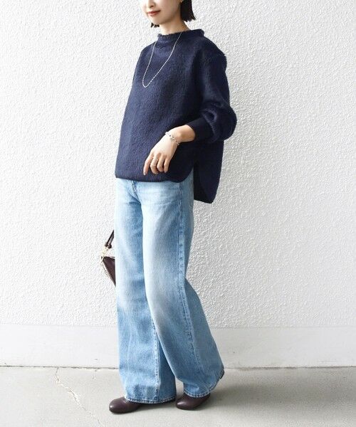 SHIPS / シップス ニット・セーター | 【WEB限定】〈手洗い可能〉バルフィー ロング シャギー ボトルネック プルオーバー | 詳細27