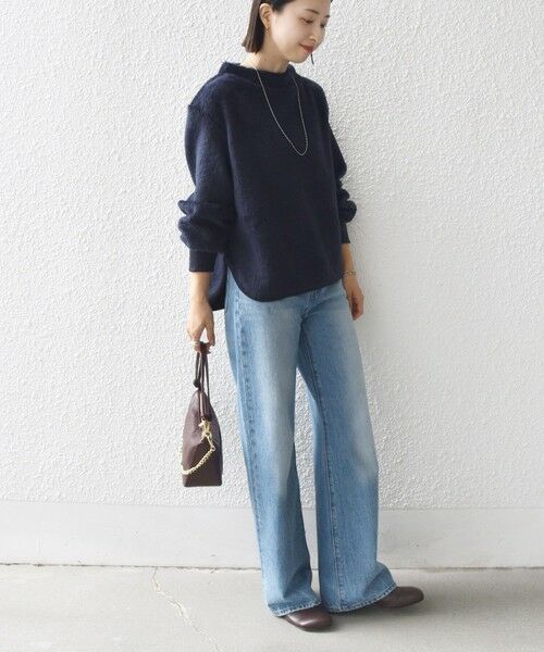 SHIPS / シップス ニット・セーター | 【WEB限定】〈手洗い可能〉バルフィー ロング シャギー ボトルネック プルオーバー | 詳細29