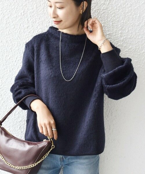 SHIPS / シップス ニット・セーター | 【WEB限定】〈手洗い可能〉バルフィー ロング シャギー ボトルネック プルオーバー | 詳細30