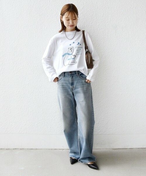 SHIPS / シップス カットソー（半袖以外） | Shiomi Wada×SHIPS: ロンTEE | 詳細1