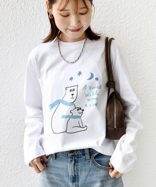 SHIPS / シップス カットソー（半袖以外） | Shiomi Wada×SHIPS: ロンTEE | 詳細4