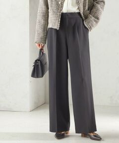 SHIPS / シップス その他パンツ | 《予約》〈手洗い可能〉ダブル クロス セミ ワイド パンツ（セレモニー対応可）