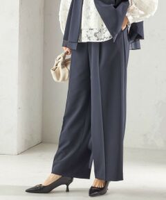 SHIPS / シップス その他パンツ | 《予約》〈手洗い可能〉ダブル クロス セミ ワイド パンツ（セレモニー対応可）