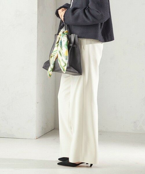 SHIPS / シップス その他パンツ | 《予約》〈手洗い可能〉ダブル クロス セミ ワイド パンツ（セレモニー対応可） | 詳細5