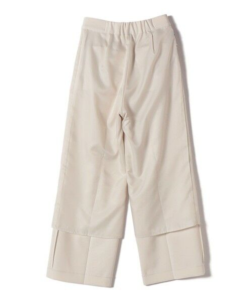SHIPS / シップス その他パンツ | 〈手洗い可能〉ダブル クロス セミ ワイド パンツ（セレモニー対応可） | 詳細30