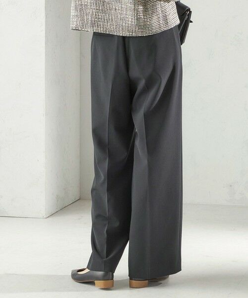 SHIPS / シップス その他パンツ | 《予約》〈手洗い可能〉ダブル クロス セミ ワイド パンツ（セレモニー対応可） | 詳細29