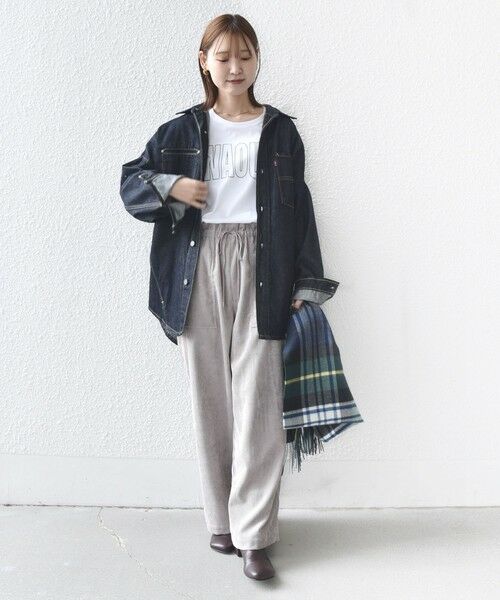 SHIPS / シップス その他パンツ | 〈洗濯機可能〉TUMUGITO(R) コーデュロイ ドロスト パンツ 2 | 詳細12