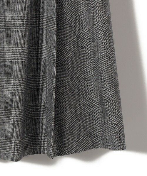 SHIPS / シップス ロング・マキシ丈スカート | SHIPS Primary Navy Label:フラノ パネル チェック フレア スカート | 詳細7