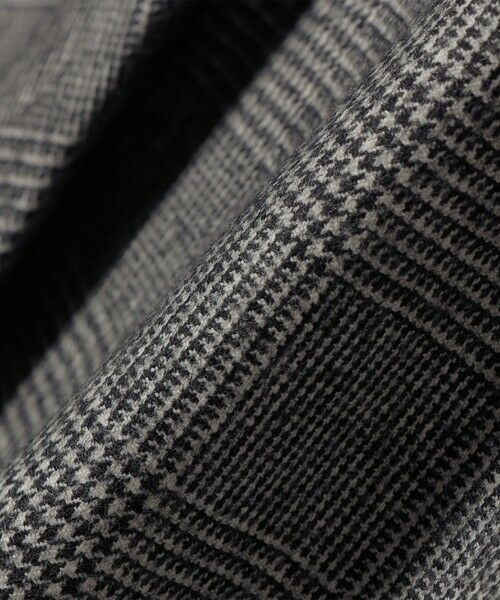 SHIPS / シップス ロング・マキシ丈スカート | SHIPS Primary Navy Label:フラノ パネル チェック フレア スカート | 詳細8