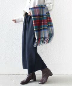 SHIPS / シップス ミニ・ひざ丈スカート | 〈手洗い可能〉両面起毛 ドロスト スカート