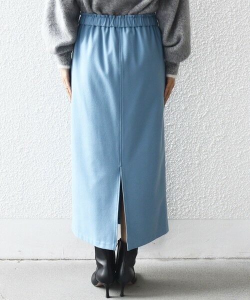 SHIPS / シップス ミニ・ひざ丈スカート | 〈手洗い可能〉両面起毛 ドロスト スカート | 詳細30