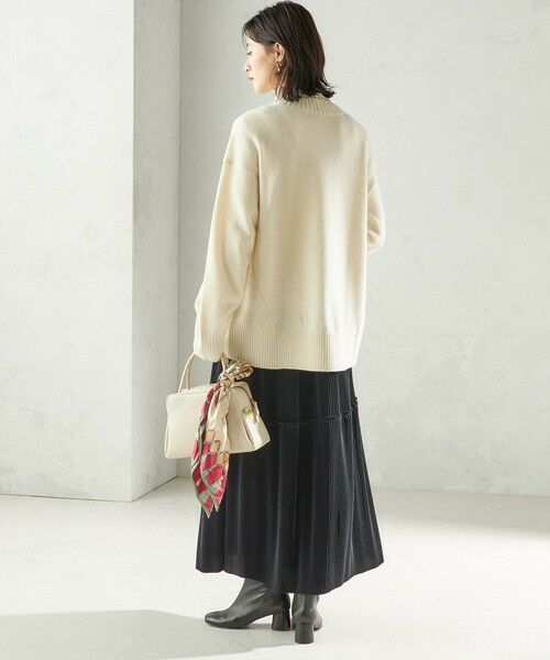 SHIPS / シップス ロング・マキシ丈スカート | 〈手洗い可能〉サテン プリーツ ティアード スカート | 詳細23