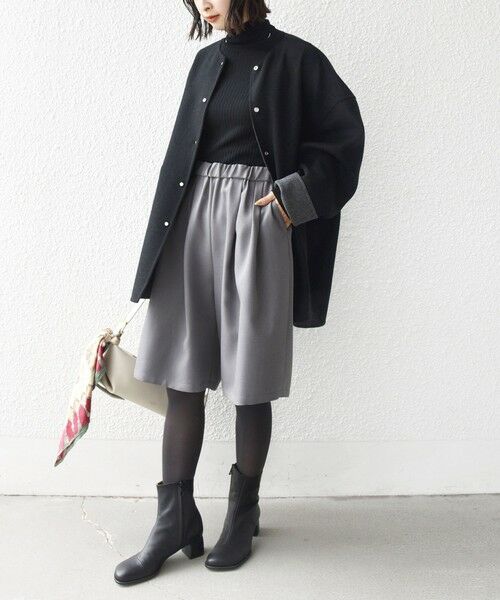 SHIPS / シップス ショート・ハーフ・半端丈パンツ | 〈洗濯機可能〉ドロスト タック ハーフ パンツ | 詳細2