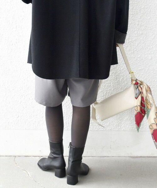 SHIPS / シップス ショート・ハーフ・半端丈パンツ | 〈洗濯機可能〉ドロスト タック ハーフ パンツ | 詳細6