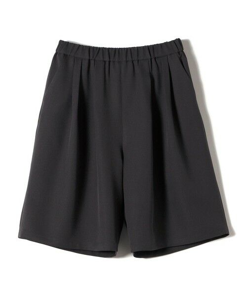SHIPS / シップス ショート・ハーフ・半端丈パンツ | 《一部追加予約》〈洗濯機可能〉ドロスト タック ハーフ パンツ | 詳細26
