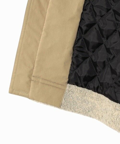 SHIPS / シップス その他アウター | 《予約》【SHIPS別注】Nell: ボア コンビ ロング コート | 詳細8