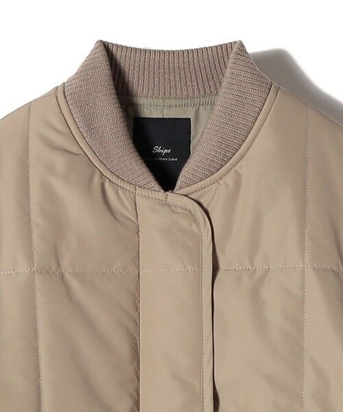 SHIPS / シップス その他アウター | SHIPS Primary Navy Label:中綿 キルト コート | 詳細5