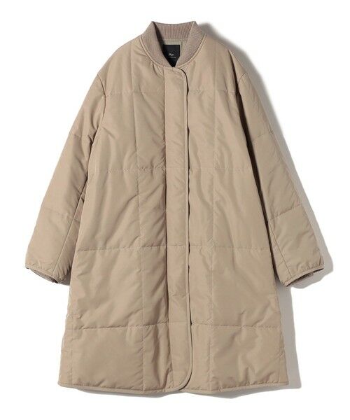 SHIPS for women/シップスウィメン SHIPS Primary Navy Label:中綿 キルト コート ベージュ 38 SHIPS for women/シップスウィメン SHIPS Primary Navy Label:中綿 キルト コート ベージュ 38