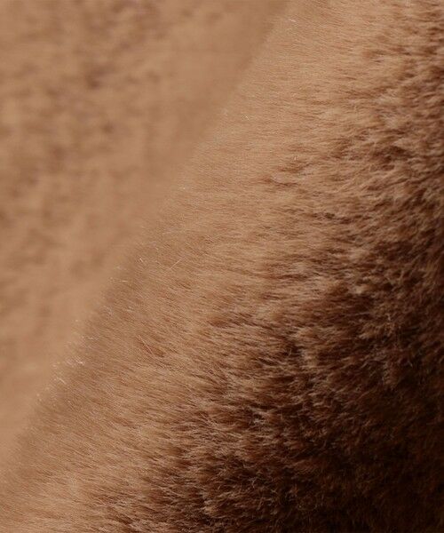 SHIPS / シップス その他アウター | SHIPS Primary Navy Label:フェイク ファー ノーカラー ハーフ コート | 詳細7